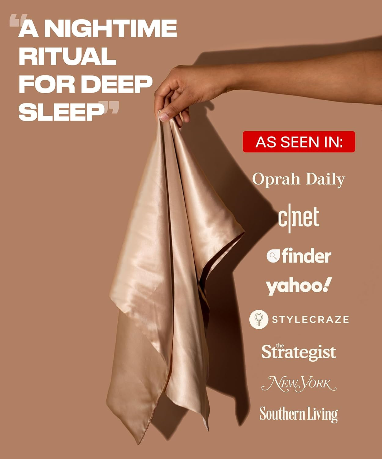 , 100% Mulberry Silk Pillowcase, King Size, Light Pink, 22 Momme, Zipper Closure, OEKO-TEX Certified