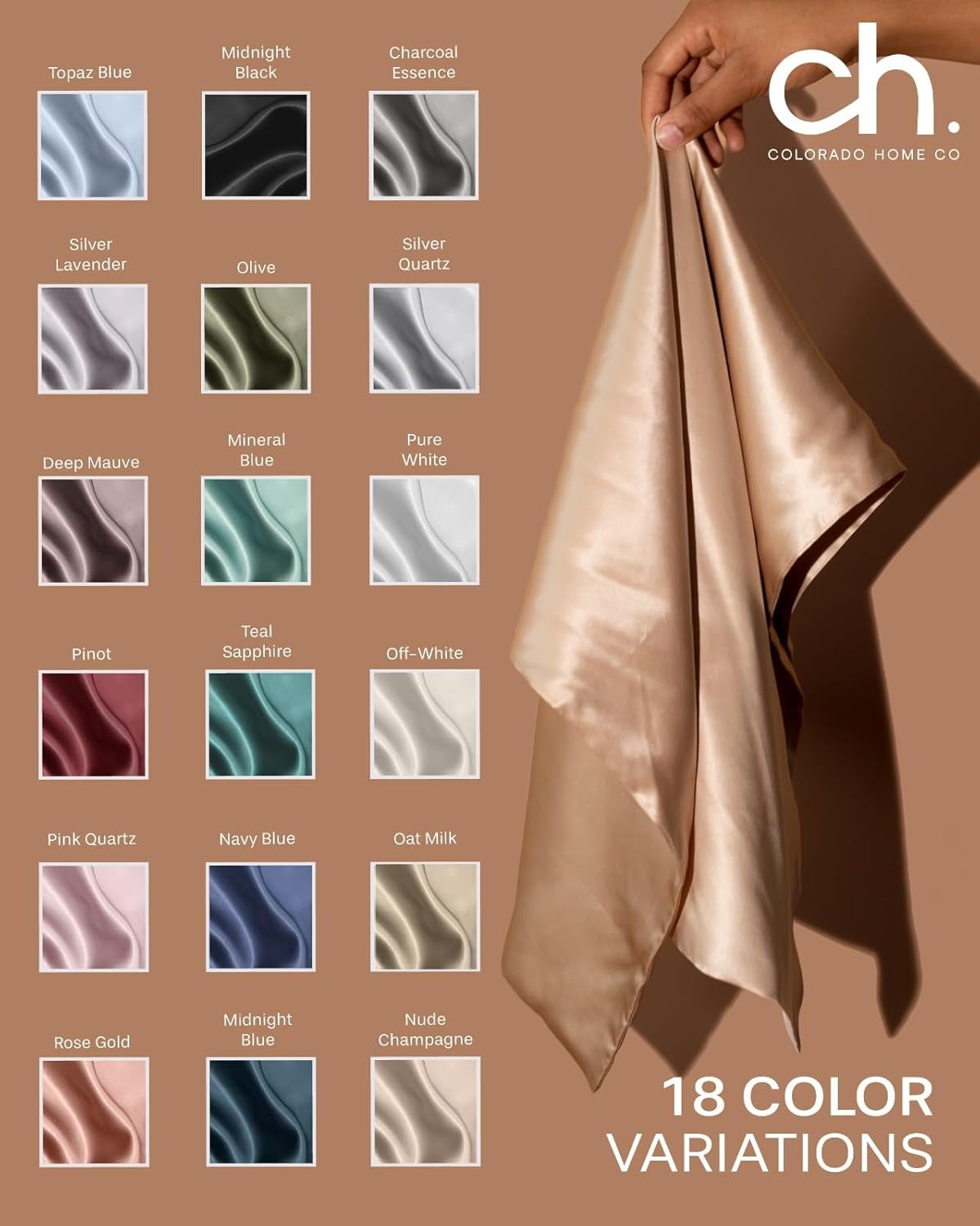 , 100% Mulberry Silk Pillowcase, King Size, Light Pink, 22 Momme, Zipper Closure, OEKO-TEX Certified