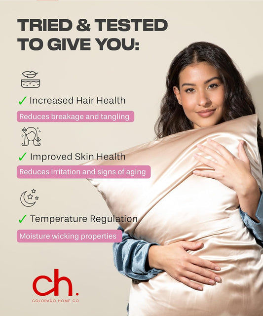 , 100% Mulberry Silk Pillowcase, King Size, Light Pink, 22 Momme, Zipper Closure, OEKO-TEX Certified